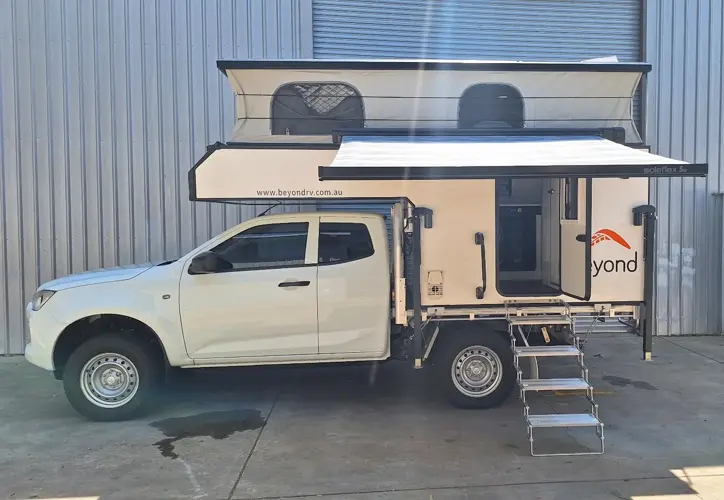 7ft Electric Pop-Top Slide-On Camper