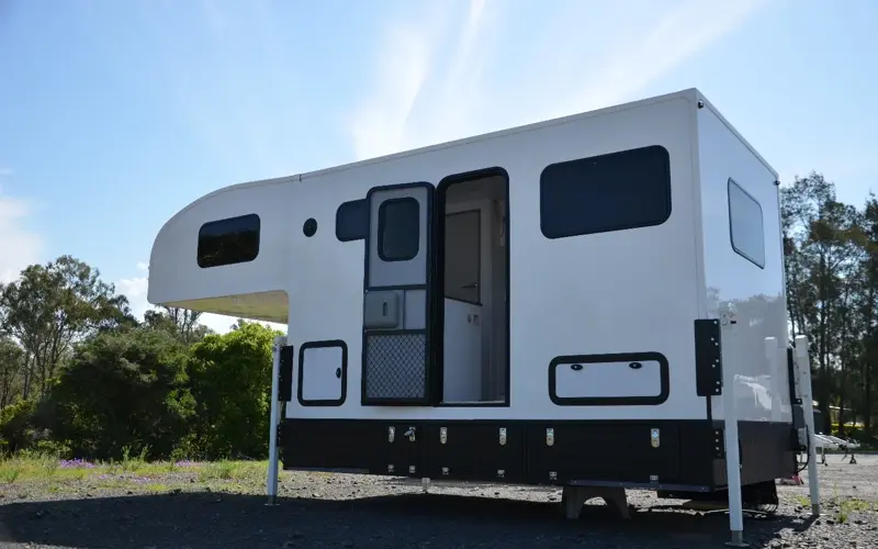 3.5m DIY Camper Box with Cabover and Underfloor Storage