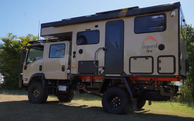 3.5m Electric Pop-Top Cabover Family Camper w/ Electric Drop Down Bed