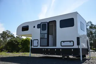 3.5m DIY Camper Box with Cabover and Underfloor Storage — view 1