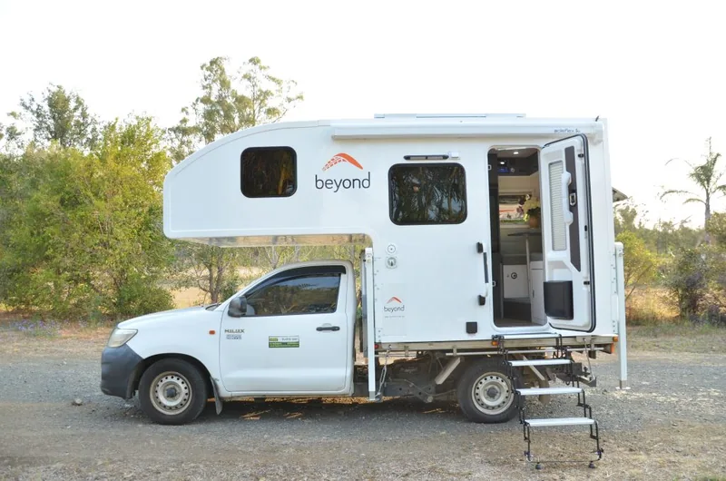 Advent 2300 slide-on camper build at Beyond RV in Mutdapilly