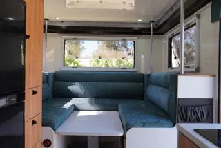 3.5m Electric Pop-Top Cabover Family Camper w/ Electric Drop Down Bed — view 13