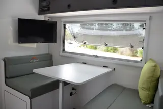 Blue Unimog Overlander Camper — view 9