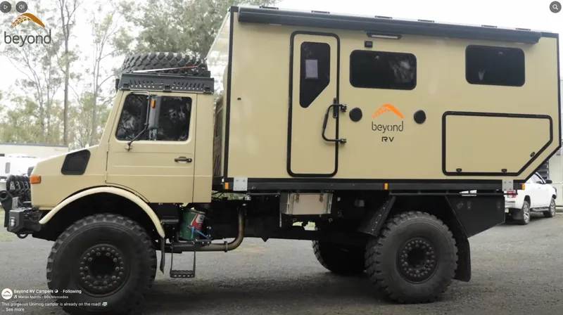 Unimog U1700L expedition build by Beyond RV Queensland